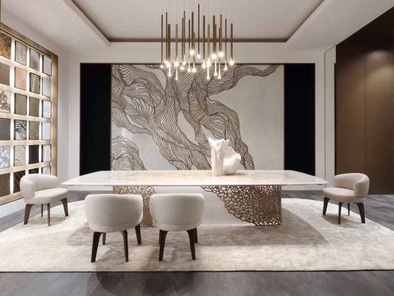 Alchymia Jenna Armchair Near Savannah Table