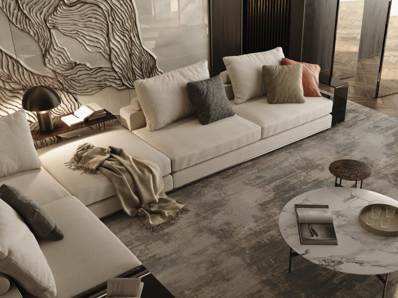 Alchymia Madison Sofa Near Wall Decor