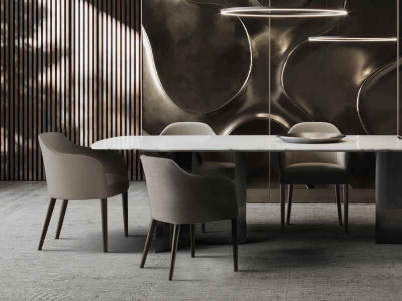 Alchymia Abry Armchair Composition Grey