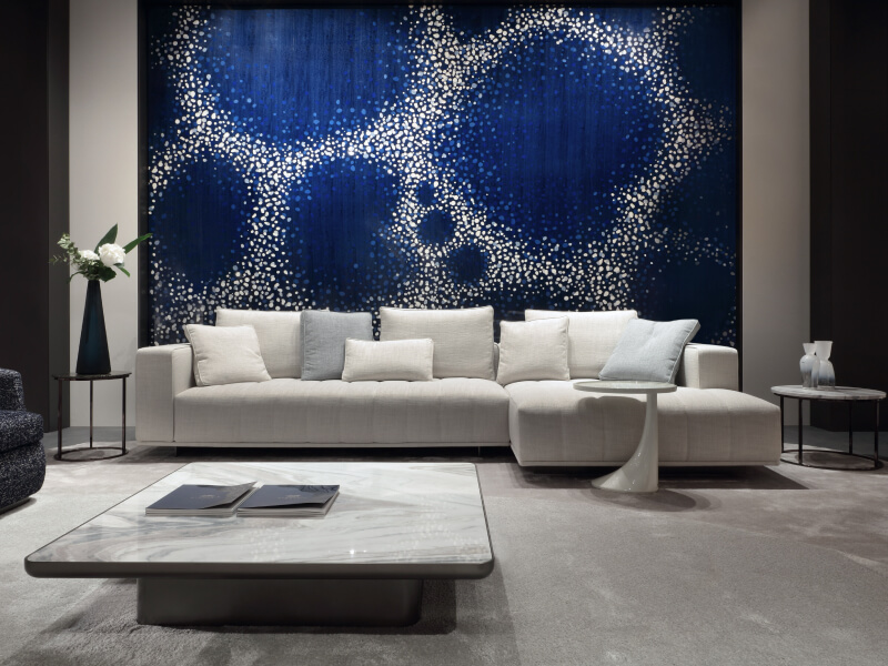 Alchymia Floyd Sofa Near Wall Decor