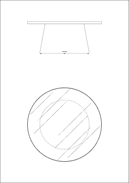 Alchymia Cocoon Small Table Size 2