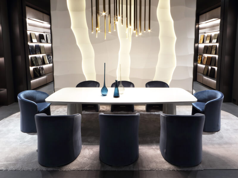 Alchymia Lea Armchair In Dining Room