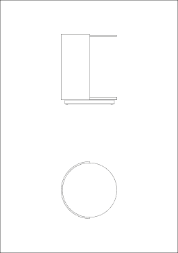 Alchymia Lens Small Table Size 1