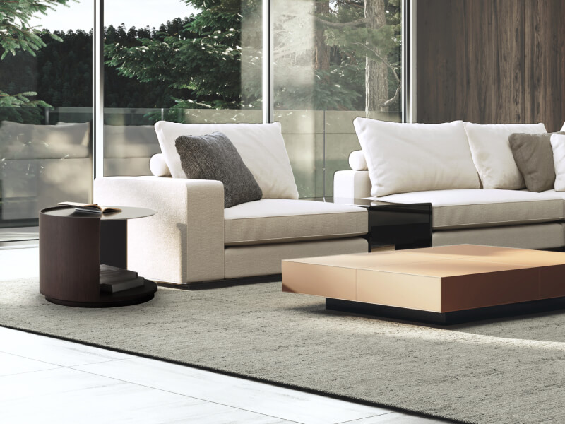 Alchymia Lens Small Table Wooden Frame