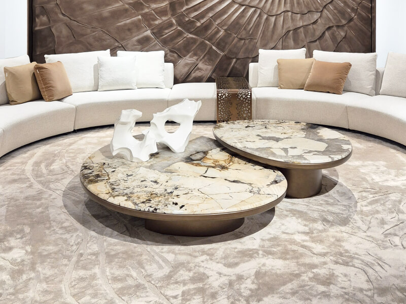 Alchymia Lotus Small Table Near Sofa