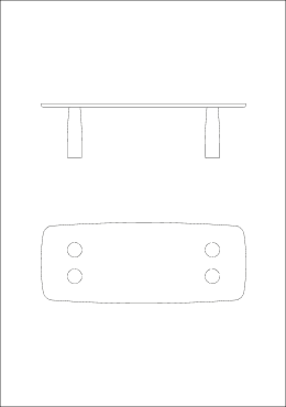 Alchymia Dolmen Table Size 2