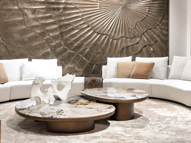 Alchymia Levante Wall Decor Near Sofa