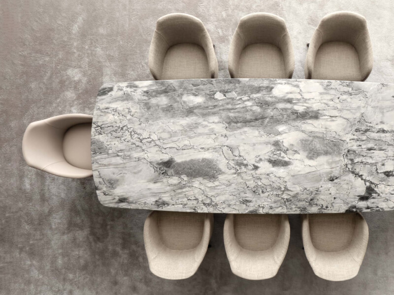 Alchymia Sidus Table Near Chairs