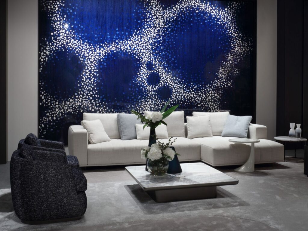 Alchymia Blue Lagoon Wall Decor In Living Room