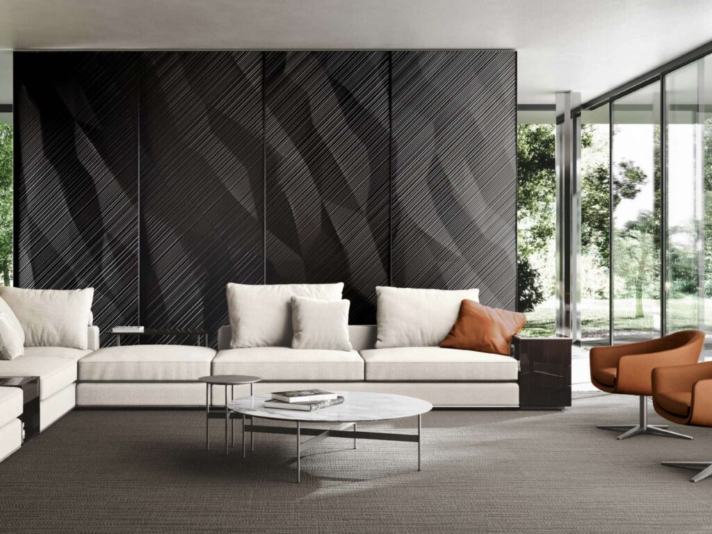 Alchymia Dune Wall_Decor Black Color